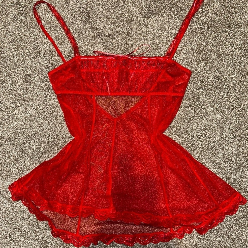 Vintage Victoria’s Secret Red Slip Dress